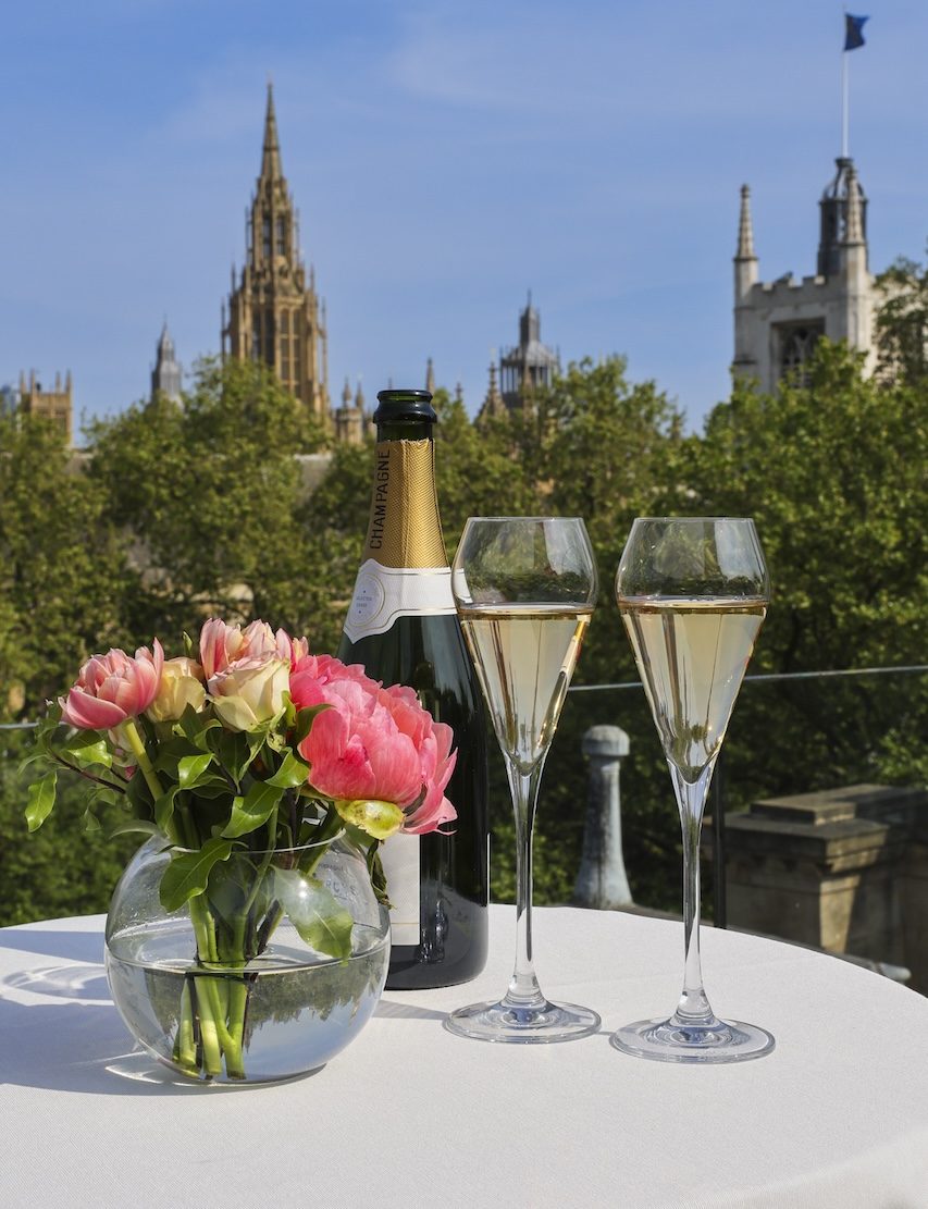 Surveyors House- Roof Terrace with Champagne